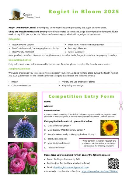 Rogiet in Bloom 2025 launched